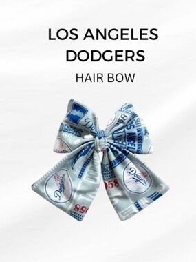 Los Angeles LA Dodgers Hair Bow Large size